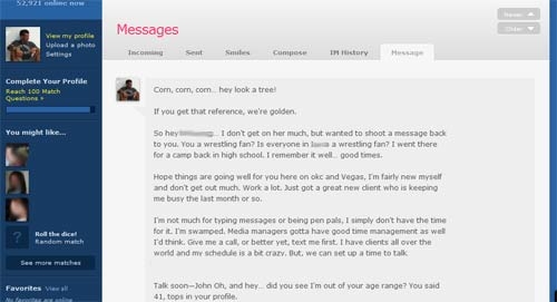 best online dating first message